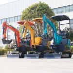 1.2 Ton Diesel Engine Toros Mini Excavator 22MPa Operating Pressure