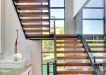 Open Riser Steel Beam U Shaped Staircase Design Building Regulations Stairs