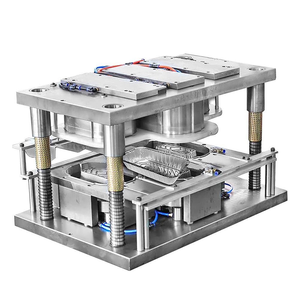 45t/60t/80t Aluminum Foil Food Container Pans Making Machine with Mechanical Power Source