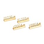 End Metal Price Displays Supermarket Commodity Price Tag Display Stand