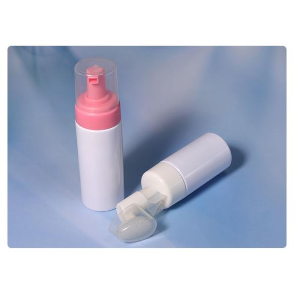 Sealing Type White Plastic Shampoo Bottles 100ml - 200ml Foam Pump Bottle With Foam Pump Head