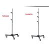 Buy cheap Stainless Steel Lighting Stand Tripod Easy Height Adjustment With Flexible Casters from wholesalers