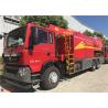 Buy cheap Powerful Two Seats Commercial Water Pumper Fire Truck 6*4 Drive with Rescue Crane from wholesalers