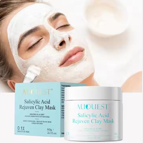 Anti Acne Skincare Facial Mud Ultra Mask Cleansing Salicylic Acid Rejuven Face