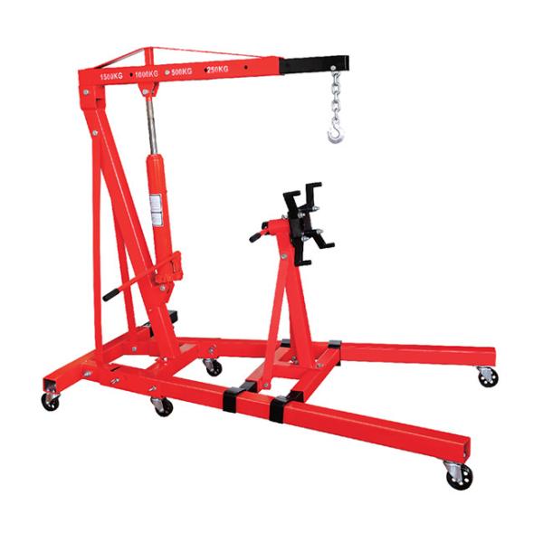 Buy cheap Construction Works 2 Ton Folding Engine Crane Hoist Boom Working Range 0-2350mm from wholesalers