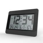 Digital Atomic Jumbo Wall Clock with Indoor Outdoor Temperature Display and