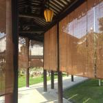 Sun Proof Matchstick Curtains Bamboo Blinds Curtains Outdoors Roll Up Classic