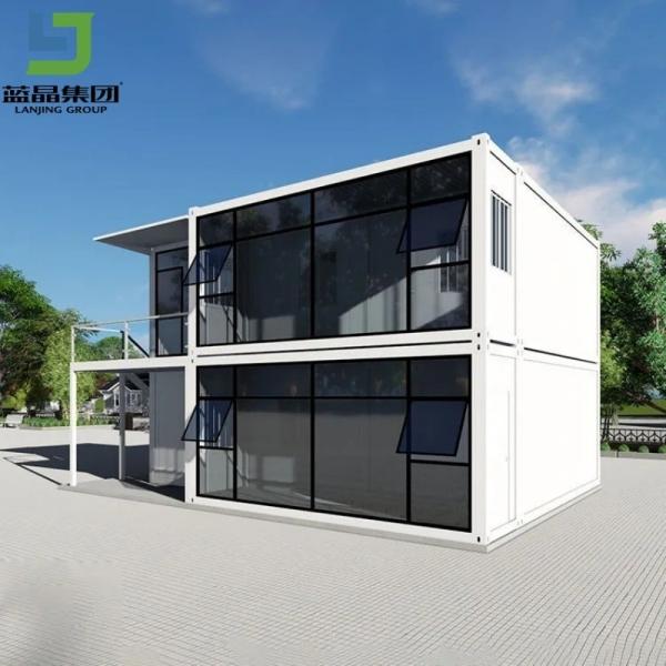 Buy cheap High Strength Steel Flat Pack Container House Sandwich Panel Frame Structure from wholesalers