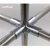 Buy cheap simple structure Chrome Plated Pipe Connectors Steel Tubing Fittings for 28mm pipe from wholesalers