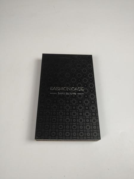 Modern Luxury Electronics Packaging Box Black Art Paper With Hot Stamp Foil