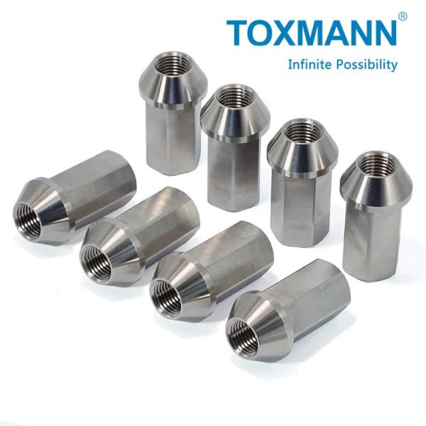 Buy cheap Gr5 Titanium Cnc Turned Parts M12 M14 Car Wheel Bolts Lug Nuts from wholesalers