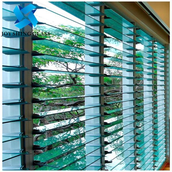Buy cheap Waterproof Louver Glass Blade 4mm 5mm 6mm Window Shutter Glass from wholesalers