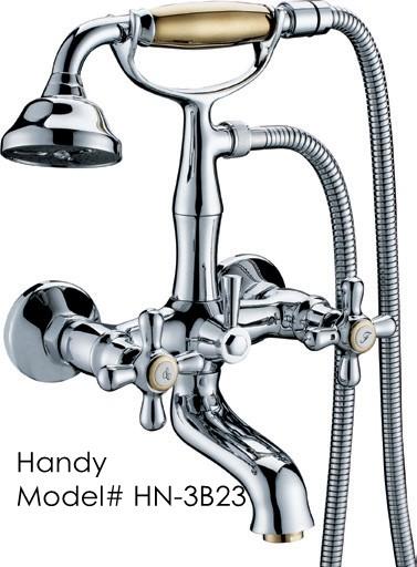Buy cheap Antique Ceramic Wall Mount Bathroom Sink Faucet Two Hole for Bathtub from wholesalers