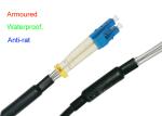 Waterproof Armoured Duplex Fiber Patch Cord Indoor 5.0mm Anti - Rat DX LC FC