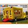 Buy cheap Customized Interactive Inflatable Bouncer Slide School Bus Shaped from wholesalers