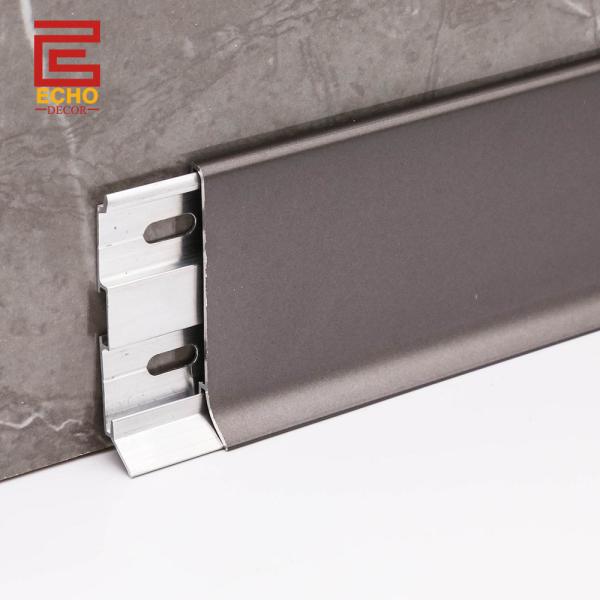 Buy cheap Aluminium Skirting Board Profiles Waterproof Skirting Baseboard Covers from wholesalers