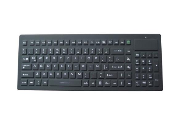 Buy cheap AZERTY French Industrial Wireless Keyboard Silicon Rubber Material Custom Color from wholesalers
