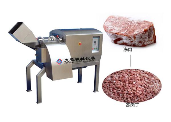 Buy cheap Commercial Frozen Smoke Meat Dicer Machine Cutting Size 5-25mm from wholesalers