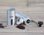 Silver 190mm 100ml 304 Stainless Steel Manual Coffee Grinder