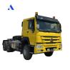 Buy cheap 450HP 600L Fuel Tank Left Euro 2 Semi Trailer 6X4 Heavy Truck Tractor Head Diesel Fuel Automatic Manual Transmission from wholesalers