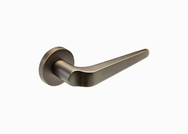 Buy cheap Fashion Brass Door Handles 159mm 63mm Bronze Black Bronze PVD Chrome Lever Door Handles from wholesalers