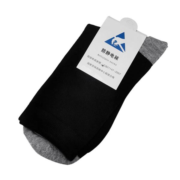 Buy cheap Safety Conductive Fiber ESD Socks Antistatic For Cleanroom from wholesalers
