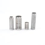 SS304 Wire Mesh Cylinder Filter Stainless Steel Mesh Tube Filter 1-300um