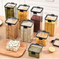 Buy cheap Kitchen PET Plastic Pantry Storage Containers For Food Organization 460ml 700ml product