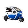 Buy cheap Blue Enclosed Electric Tricycle With Safety Belt Disc Brake System Sightseeing from wholesalers