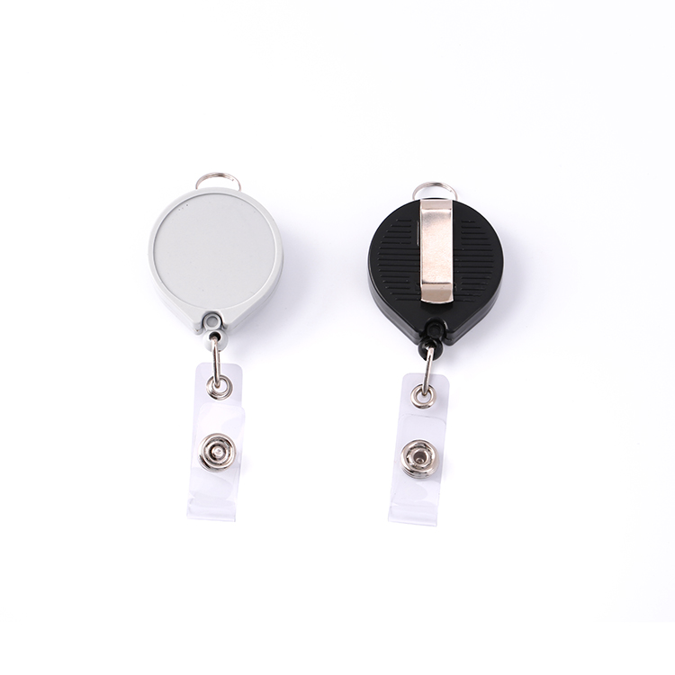 Deyi Badge Reel Belt Clip Badge Reel Retractable for Teachers, Students, Office Workers
