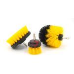 Family Use 3 Piece Drill Scrub Brush PP Nylon Material