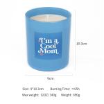 Glass Jar Scented Candle for Wedding Favors Customized Logo and Aromatherapy