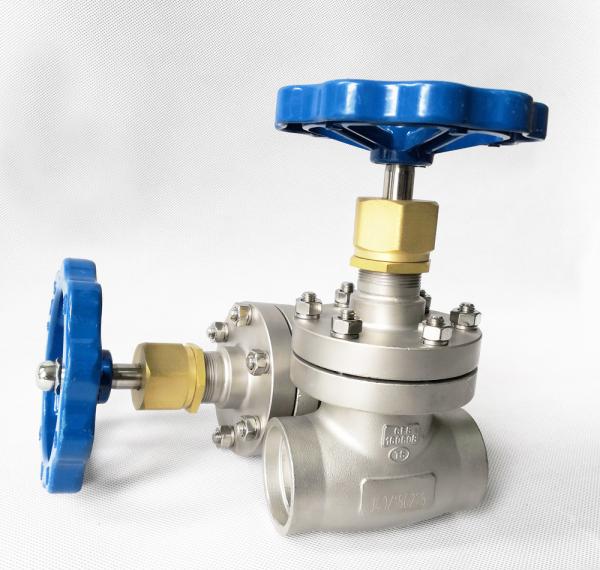 Buy cheap DN40 CryogenicStainless Steel Globe Valve Short Stem Cryogenic System from wholesalers