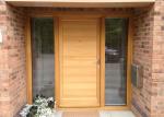 Sidelights Custom Solid Wood Entry Doors US Villa Style Strong Carton Package