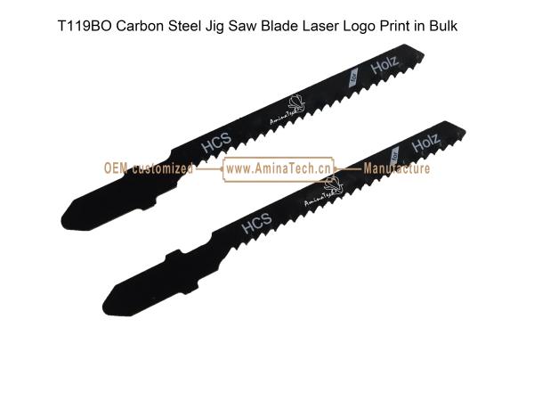 Buy cheap T119BO Carbon Jig Saw Blade Laser Logo Print in Bulk size:75mmX6x12T, Cutting Woods,Reciprocating Saw Blade from wholesalers