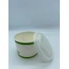 Buy cheap 8oz Disposable PLA Coating Oil-Proof White Round Hot Soup Bowl With Lid from wholesalers