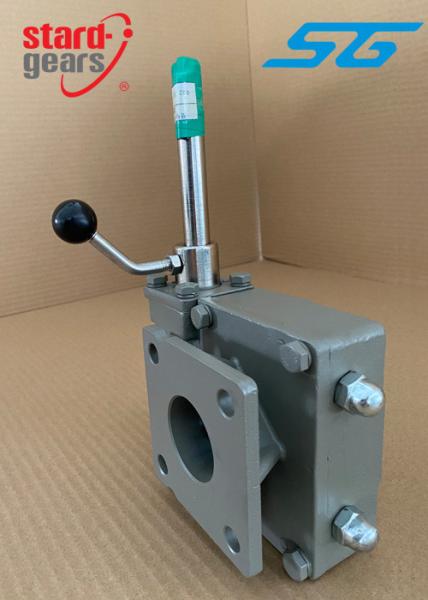 Buy cheap Gray Iron Casing Quarter Turn Gearbox IP65 Gear Operator For -20℃~120℃ from wholesalers