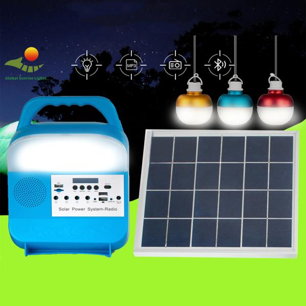 Buy cheap 3PCS LED Bulbs Portable Solar Outdoor Lighting System For Home Reading from wholesalers