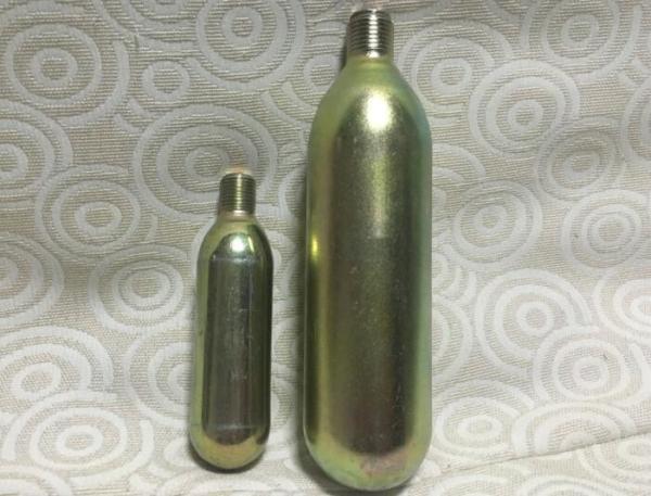 Buy cheap Carbon Dioxide Disposable Welding Gas Bottles / Compressed Air Cylinder from wholesalers