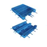 3 Skids HDPE Pallets Open Deck Plastic Pallet 45*35cm 100*50cm