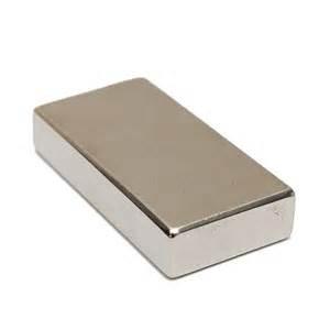 Buy cheap N52 F2"x1"x1/2" Galvanized Neodymium Block Coin-Sized Magnet from wholesalers