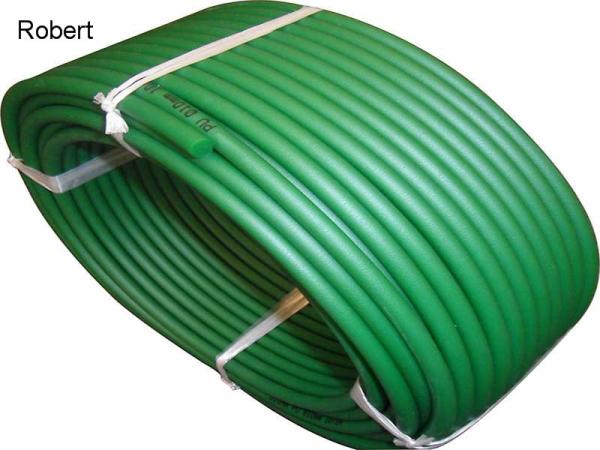 Buy cheap Rough Polyurethane Round Conveyor Belt For Food Industry Light Green / Dark Green from wholesalers