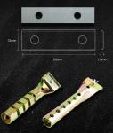 50x12x1.5-35° Heavy Duty Tungsten Carbide Wood Scraper For Removing Paint /