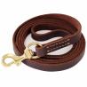 Buy cheap 6 Feet Genuine Handmade Dog Leather Leashes No Slip from wholesalers