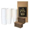 Buy cheap 16 Oz White Compostable Paper Coffee Cups No Smell Food Packaging Grade from wholesalers