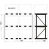 Buy cheap 96 X 36 Inch Warehouse Pallet Shelving , 14 Gauge Industrial Steel Storage Racks from wholesalers