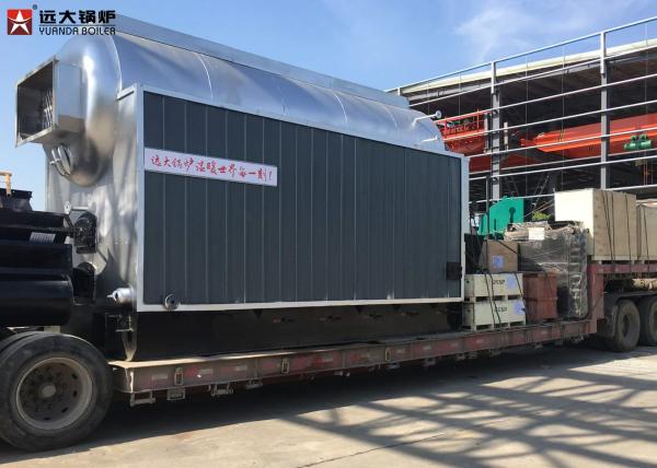 Buy cheap 2000Kg DZH Coal Wood Steam Boiler With Moving Grate Working Safety from wholesalers