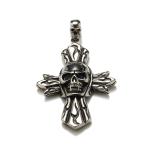 Hot sale big cross stainless steel necklace men body jewelry necklace