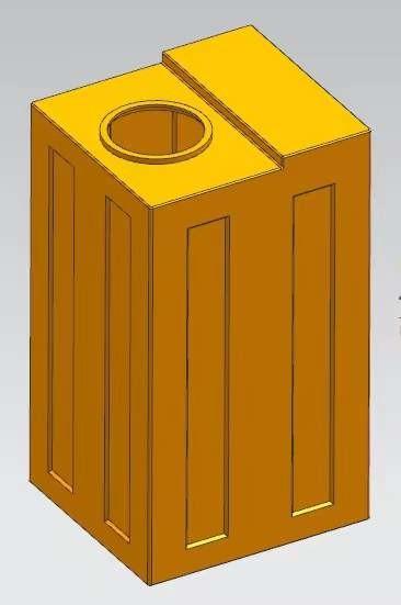Buy cheap 120 Liters Square Chemical Dosing Tank 32 Gallons from wholesalers