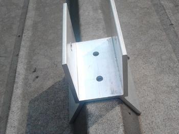 Commercial Flat Roof PV Mounting Systems , Tin Metal Rooftop Aluminum PV Roof